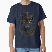 Steampunk Cat Victorian Art Elegant Victorian S Made In Usaaus Tshirt S2xl S
