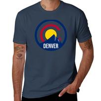 Denver Colorado Flag Circle Tshirt Holiday Outdoor Tshirt S