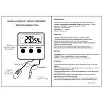 Humidity Gauge Indoor Thermometer Hygrometer for Pet Reptile other