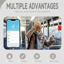 ABUO-Tuya Smart Human Infrared Alarm Wifi Detect Human Body PIR Movement Forluminance Safety Protection, Remote Control NONE balta