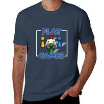 Play Games Tshirt Summer Print Short Sleeve Tee S