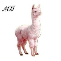 Alpaca Brooch Pin Design Zinc Alloy Vibrant Multiple Colors Enamel Finish Suits Coats Sweaters Badge Versatile Accessories Healing Feeling