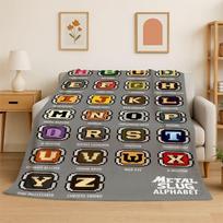 Retro žaidimas Metal Slug Animacinis flanelinis pledas Minkštas šiltas pledas miegamojo, svetainės, lovos, kelionių, stovyklavimo, iškylos dovanai 75x90cm