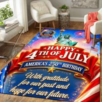 1pc Independence Day Celebration Carpet Rug for Bedroom Living Room Decor Sofa Home Game Area Rug Non-slip Floor Mat. DT7160123 40cm x 60cm