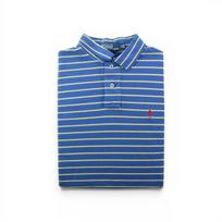 Seconde vie - Polo manches courtes Homme Bleu - Bon état L mėlyna