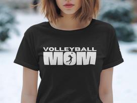 Volleyball Mom T-Shirt, Sports Mom Shirt, Volleyball Lover Tee, Athletic Mom Merch, Fun Volleyball Apparel, Volleyball Gift for Mothers 3XL