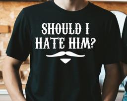 Should I Hate Him? Tombstone Quote, Doc Holliday, Western, Movie quote Unisex T-Shirt 3XL