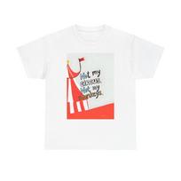 Not My Circus Not My Monkeys Graphic T Shirt Funny Vintage Unisex Heavy Cotton XXXL