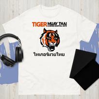 Tiger Muay Thai Mma Logo Kick Boxing White Size S - 3XL Usa Size T-Shirt S
