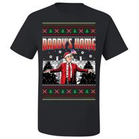 Ugly Christmas T-Shirt Donald Trump Daddy's Home Tee Shirt S