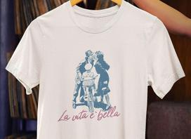La Vita è Bella T-Shirt – Italian Cinema Movie Tee 3XL