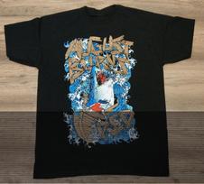 AUGUST BURNS RED Shark T-shirt Cotton For men Women S-4XL CB304 M