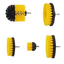 Drill Cleaning Brush Grout Scrubb Cleaning Brush Cleaner Tool One Size geltona