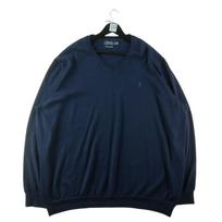 Seconde vie - Pull Homme en laine Marine - Excellent état 4XL