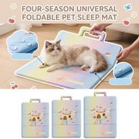 -Fold Pet Sleeping with Carrying Handle Portable All- Pad for Dogs and Cats M