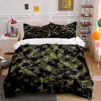 Camouflage Pattern Bedding Set Bedding set (1 duvet cover, 2 pillowcases, duvet not included) 135x200cm