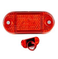 LED marker lamp 12V 24V Red with 0.15m wiring harness - FT-062 C LED