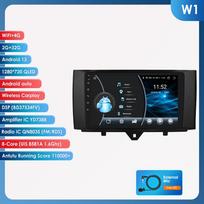 Hizpo Carplay 4G Android 13 Automobilinis radijas Smart Fortwo 2011-2015 Multimedijos vaizdo grotuvas GPS 2din Automagnetola Išmanusis ekranas WIFI Bluetooth RDS FM W1 8Core 2G 32G