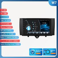 Hizpo Carplay 4G Android 13 Automobilinis radijas Smart Fortwo 2011-2015 Multimedijos vaizdo grotuvas GPS 2din Automagnetola Išmanusis ekranas WIFI Bluetooth RDS FM W7 8Core 6G 128G,AI