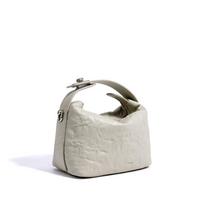 Niche Retro Bag Women's Leather Handbag Lips Red Bag Lunch Box Bag Crossbody Small Bag Women