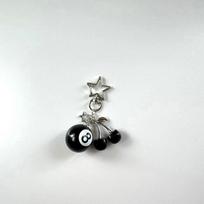 8 Ball Vaisių Vyšnių Žvaigždės Raktų pakabukas Telefono Priedai Y2K Rankų darbo Kūrybingas 8 Ball Vyšnių Raktų pakabuko Priedai