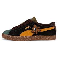 Perks and Mini x Puma Suede Vintage BIO/VERSE Unisex Sneakers Brown Dark-Chocolate Burnt-Olive 387036-01 36