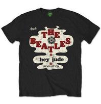The Beatles Hey Jude Senovinio stiliaus trumpomis rankovėmis Unisex marškinėliai AHN00663 S white