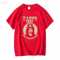 Mens Frank Zappa For President Military Green T shirt XX Large long or short sleeves vintage Washed Unisex designer clothes S