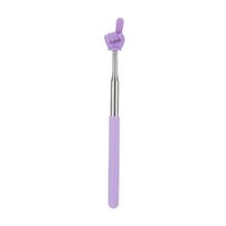 Stainless Steel Teaching Pointer Finger Design Whiteboard Hand Pointer Teaching Stick  Students Macaroon-Purple