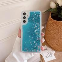 Blizgus silikoninis dėklas, skirtas Samsung Galaxy A17 A16 A26 A36 A56 A07 A15 A25 A35 A55 5G A14 A24 A34 A54 A05S A73 A53 A23 A13 Dangtelis For Samsung A16 4G mėlyna