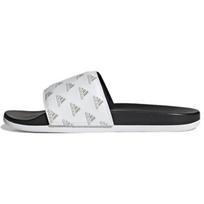 Adidas Adilette Comfort Slide Repeat Logo - White Unisex Sneakers Cloud-White Grey-Two GV9737 44½