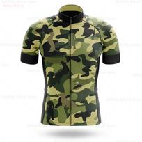 Camouflage Bike Uniform Pro Team Short Sleeve Maillot Ciclismo Man's Cycling Clothing Summer MTB Bike Riding Cycling Jersey XS（old）