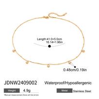 Elegant Quiet Titanium Steel Shell Necklace - Luxurious Beach Vacation Clavicle Chain