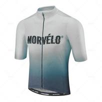 Morvelo-Cycling Jersey Set, Breathable Clothing, MTB Clothes, Bicycle Bib Pants, Bike Race Sportswear, Summer XS（old）