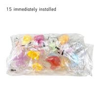 15Pcs Mini Animal Mochi Squishy Toys TPR Soft Elastic Stress Relief Fidget Toys Solid Luminous Random Party Favors Holiday Gifts