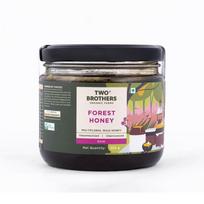 Two Brothers Organic Farms Raw Forest Honey 350 g Pure Unprocessed Wild Natural Honey Smooth Liquid Sweetener Pack Of 1