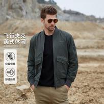 JEEP Men's American Retro Baseball Collar Jacket L