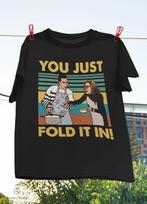 You Just Fold It In Schitt's Creek T-Shirt Vintage Style L