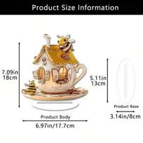1PCS simulated honeycomb shaped teapot is the perfect decoration for kitchen dining tables Multi functional home decoration