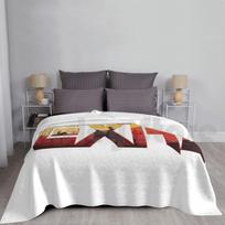 Texas Cowboy Illustration Blanket For Sofa Bed Travel Texas Cowboy Topographic Landscape Usa Dallas Austin Tx Size: 75*100cm, Weight: 230 GSM
