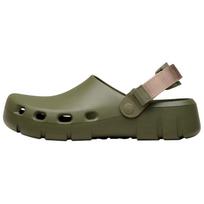Birkenstock Birki Flow EVA Clogs Unisex Khaki Regular Loose Fit 1030473 38 chaki