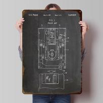 Floppy Disk Patent 1997 Tinplate Posters Customizable Wall Art Retro Vintage Metal Signs for Home Room Wand Deko Desk Decor the 20X30CM