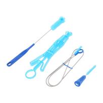 4pcs Hydration Bladder Cleaning Kit Foldable Drying Rack Long Handle Flexible Small Brush Water Bladder Cleaner Set