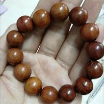 S410 rosewood bracelet, male and female couple Buddha bead bracelet, huanghuali wood hand jewelry.