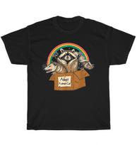 Adopt A Street Cat Funny Opossum Raccoon Skunk Vintage TShirt Unisex Tee Gift Unisex T-Shirt Graphic Tee S