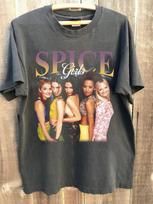 Spice Girls Vintage Washed T-ShirtPop Band RnB Homage AN16688 S