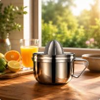 Stainless Steel Lemon Juicer Easy to Clean Orange Juice Press Handheld Fruit
