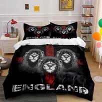 England Lion Flag Bedding Set Bedding set (1 duvet cover, 2 pillowcases, duvet not included) 135x200cm