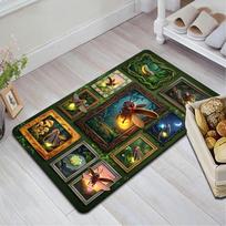 Insect Frames Pattern Rug Floor Mat for Living Room or Bedroom Soft and Comfortable Carpet a Gift for Birthday and Holiday. 40x60cm( 15x23in ) įvairiaspalvis