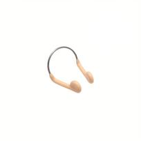 Silicone Swimming Nose Clip with Fit – - Comfortable Nose Clip for Pool Swim Training, Nose Clip for Adults and Kids smėlis